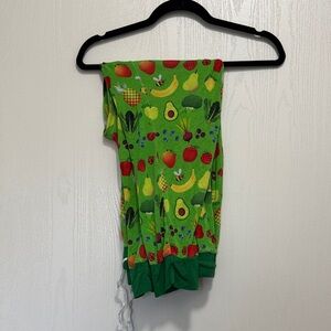 Little Sleepies Green Fruit Print Pajamas